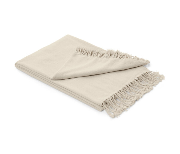 Tchibo - Chenille-Wohndecke - beige