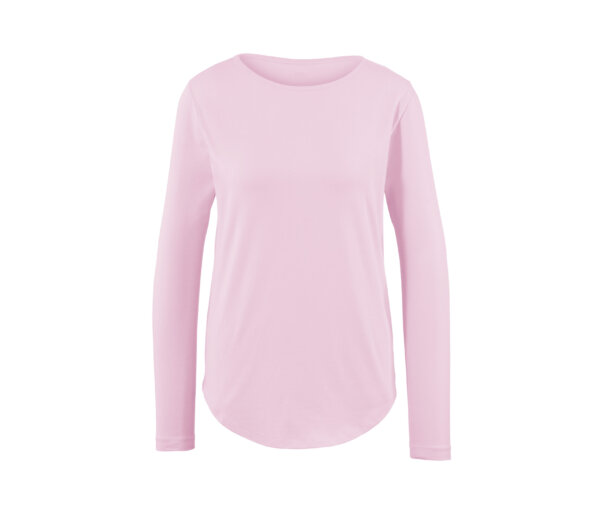 Tchibo - Langarm-Sportshirt - Damen - Gr. S - hellrosa