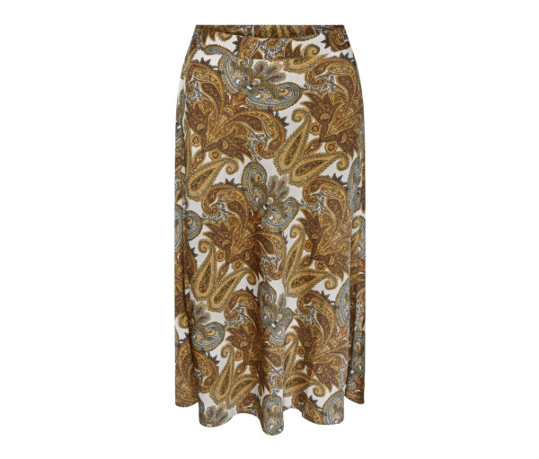 Tchibo - Midirock mit Print - Damen - Gr. 36 - weiß