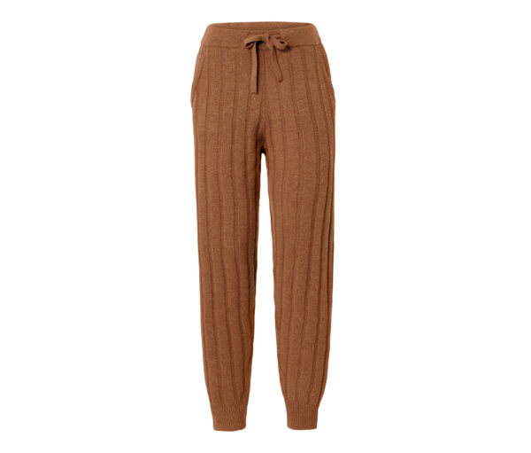 Tchibo - Premium Woll-Cashmere-Loungewearhose - Damen - Gr. S - braun