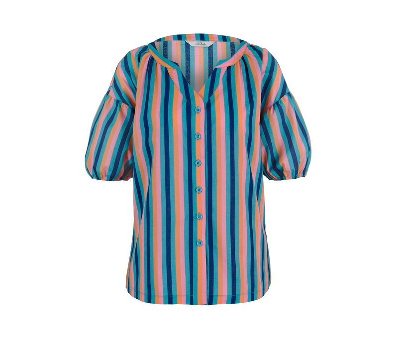 Tchibo - Gestreifte Bluse - Damen - Gr. 48 - mehrfarbig/gestreift