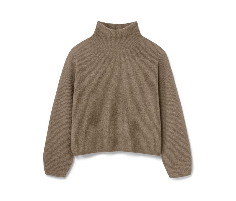 Nah/Studio Cashmere-Pullover - ungefärbtes Ziegenhaar - Gr. XL - ungefärbt