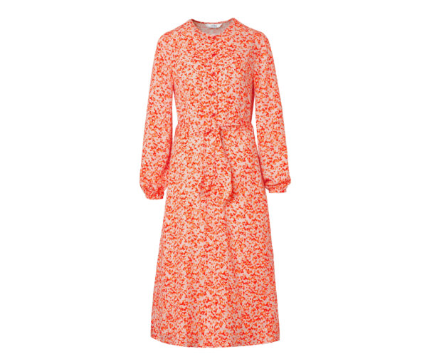 Tchibo - Webkleid mit Print - Damen - Gr. 38 - rot