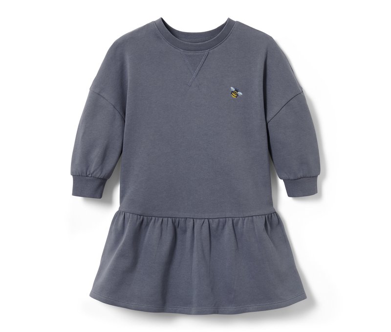 Tchibo - Kleinkinder-Sweatkleid - Mädchen - Gr. 86/92 - dunkelblau