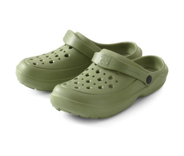 Tchibo - Unisex-Clogs - Herren - Gr. 42 - olivgrün