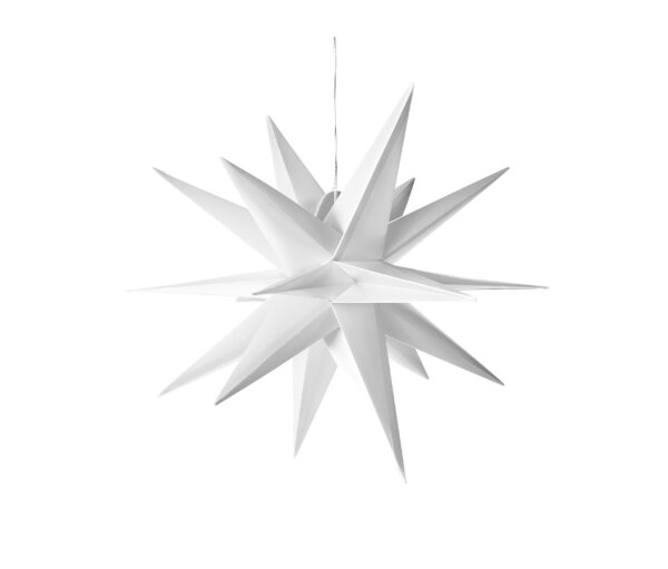 Amare LED-3D-Außenstern - 57x48x44cm - weiß - Kunststoff