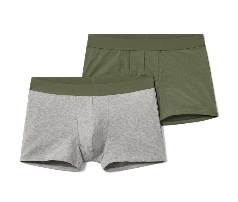 Tchibo - 2 Slipboxer - Herren - Gr. Xl/7 - olivgrün