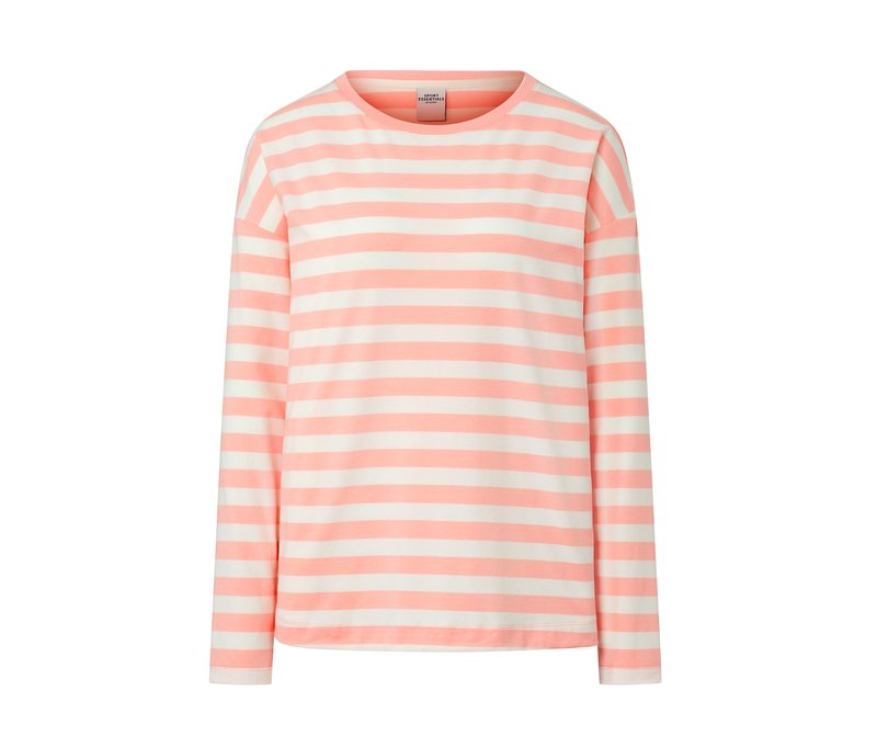 Tchibo - Langarm-Funktionsshirt - Damen - Gr. XS - gelb/gestreift