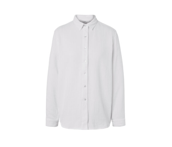 Tchibo - Musselin-Bluse - Damen - Gr. 46 - weiß