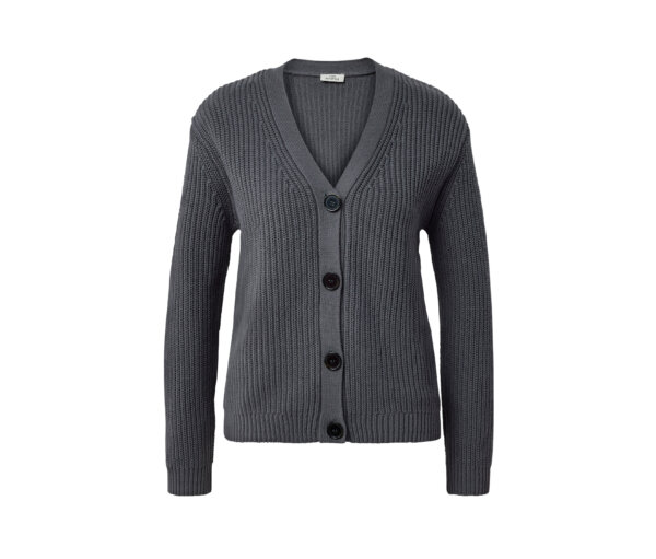 Tchibo - Grobstrick-Cardigan - Damen - Gr. M - anthrazit