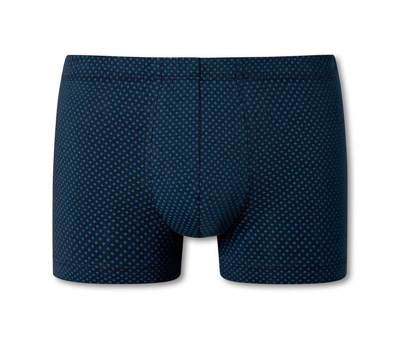 Schiesser Shorts - Gr. Xxl/8 - dunkelblau/print
