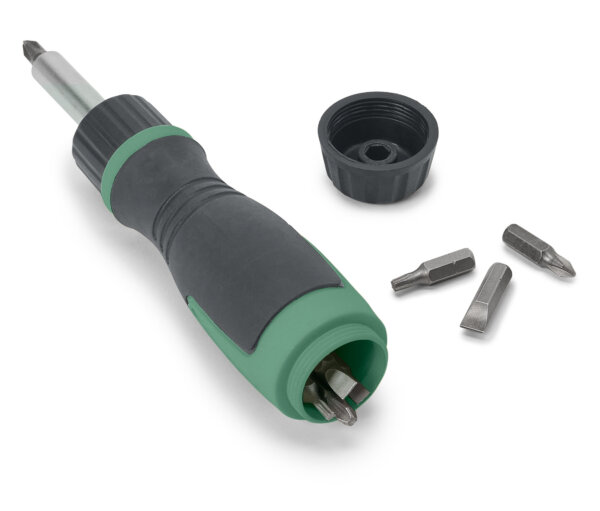 Tchibo - Magnetischer Ratschen-Schraubendreher - silber