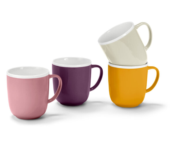 Tchibo - 4 Trinkbecher - creme