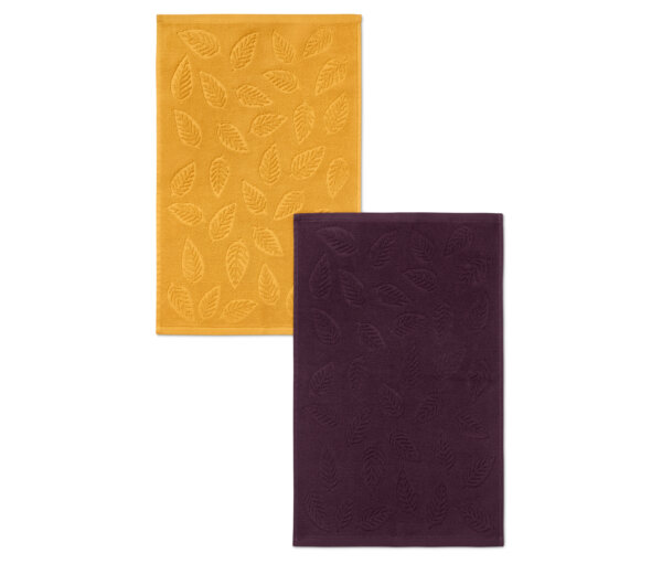 Tchibo - 2 Küchenhandtücher - dunkellila