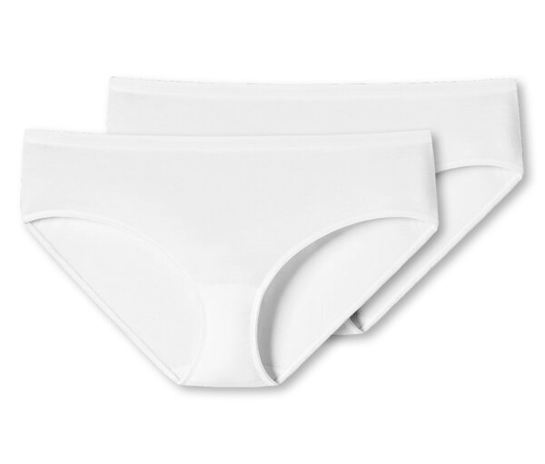 2 Schiesser Hipster - Damen - Gr. 38 - weiß