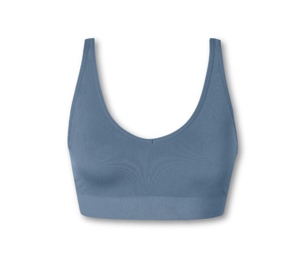 Schiesser Soft BH mit Pads - Damen - Gr. S - blau