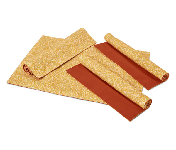 Tchibo - 4 Wende-Platzsets - gelb