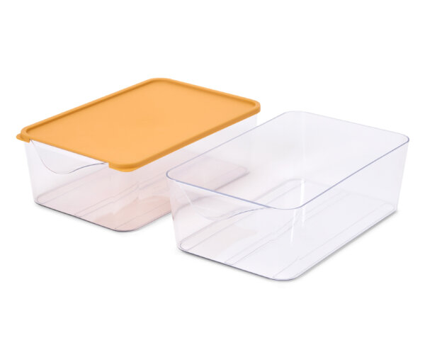 Tchibo - 2 Ordnungskörbe für den Kühlschrank - gelb