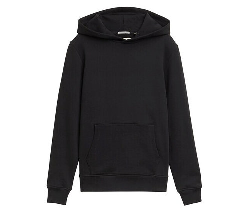 Tom Tailor Kinder-Hoodie mit Rückenprint - Herren - Gr. 128 - schwarz