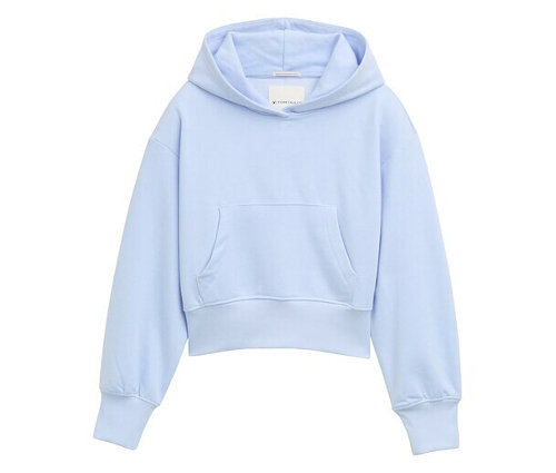 Tom Tailor Kinder-Hoodie - Damen - Gr. 164 - blau