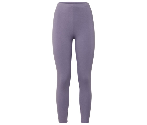 Tchibo - Leggings mit RWS-zertifizierter Wolle - Damen - Gr. XL - lila