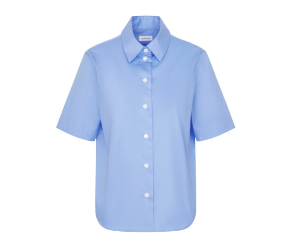 Seidensticker Kurzarm-Bluse - Damen - Gr. 46 - hellblau