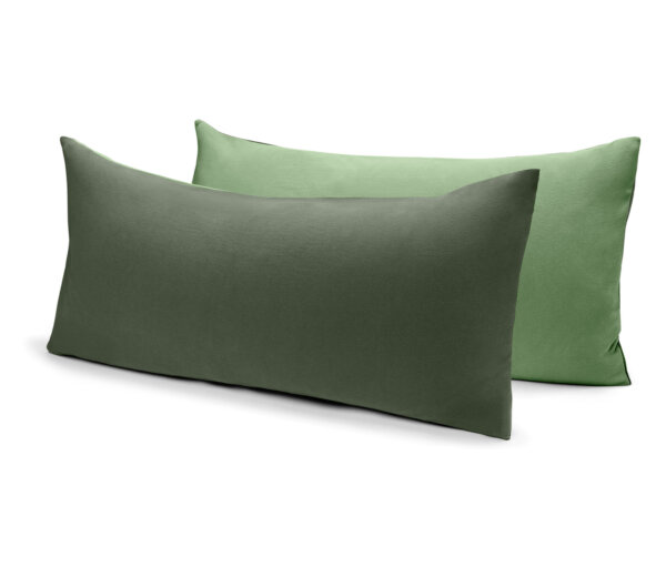 Tchibo - 2 Jersey-Kopfkissenbezüge - hellgrün
