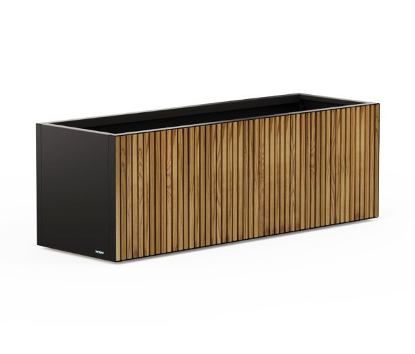 Herstera Garden Pflanzkasten - 50x150x50cm - braun - Stahl / Holz