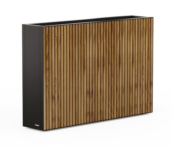 Herstera Garden Pflanzkasten »Divider« - 120x25x80cm - braun - Stahl / Holz