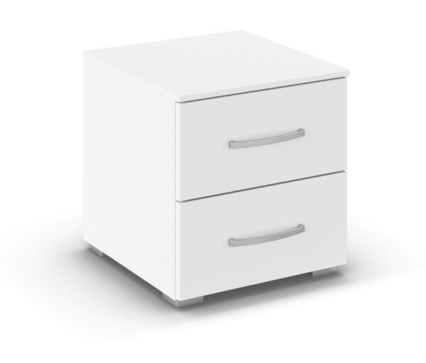 rauch Nachttisch »Aditio-Box« mit 2 Schubladen - 40x42x42cm - weiß - Holz