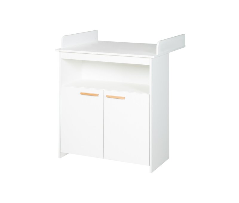 roba Wickelkommode »Anton« - 88x75x97,5cm - weiß - Holz / Buchenholz