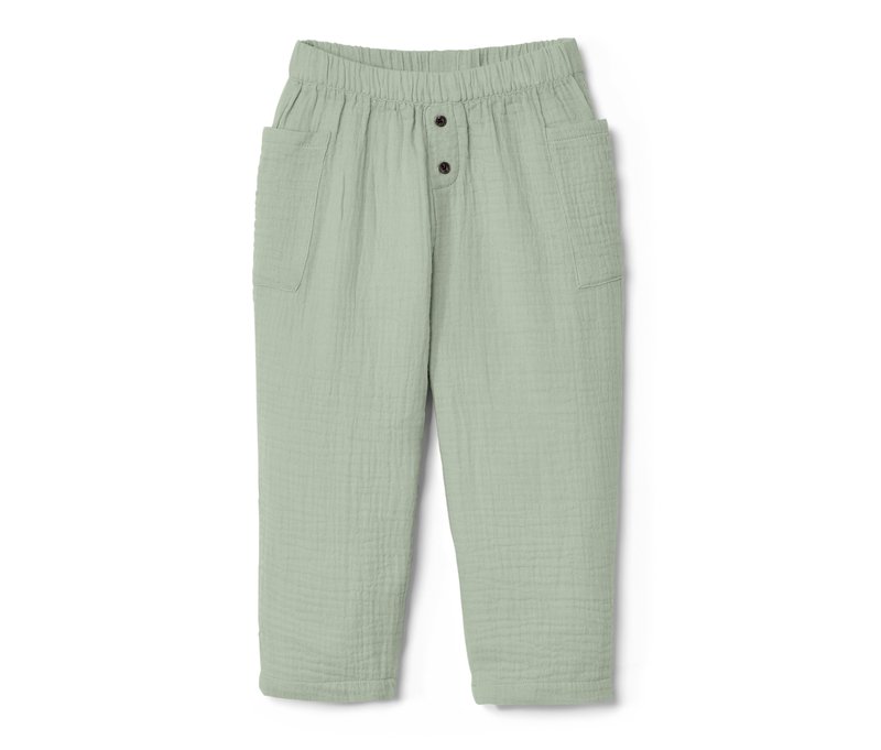 Tchibo - Kinder-Premium-Hose - Newborn - Gr. 50/56 - grün