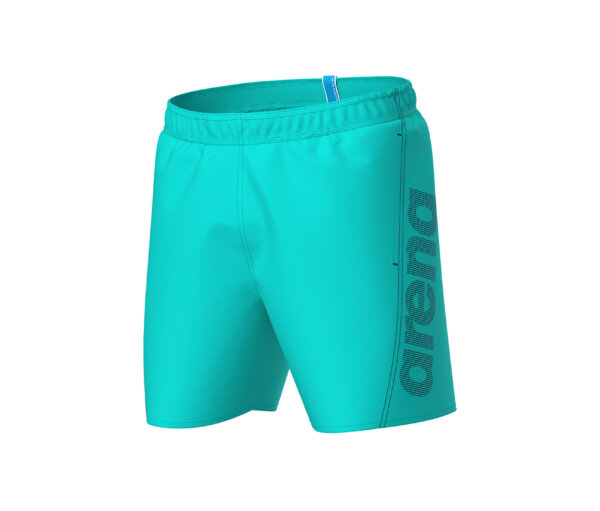 arena Badeshorts Fundamentals Logo - Herren - Gr. M - hellblau