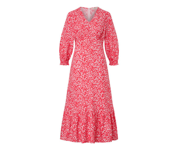 Tchibo - Maxikleid mit Print - Damen - Gr. 34 - pink