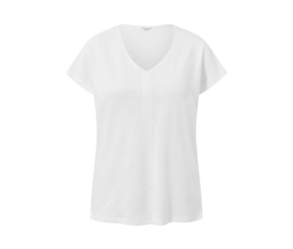 Tchibo - Shirt aus Leinenmix - Damen - Gr. M - creme