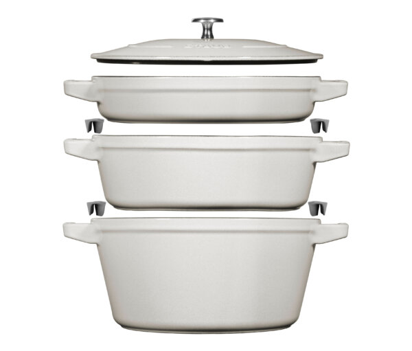 Staub Kochtopf-Set »La Cocotte« - silber