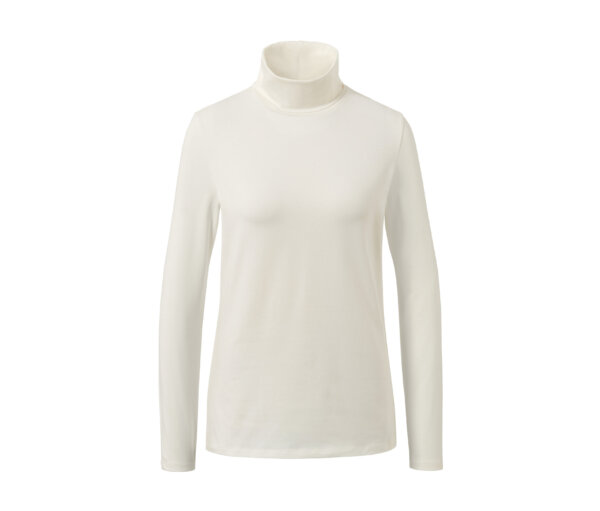 Tchibo - Rollkragenshirt - Damen - Gr. L - creme