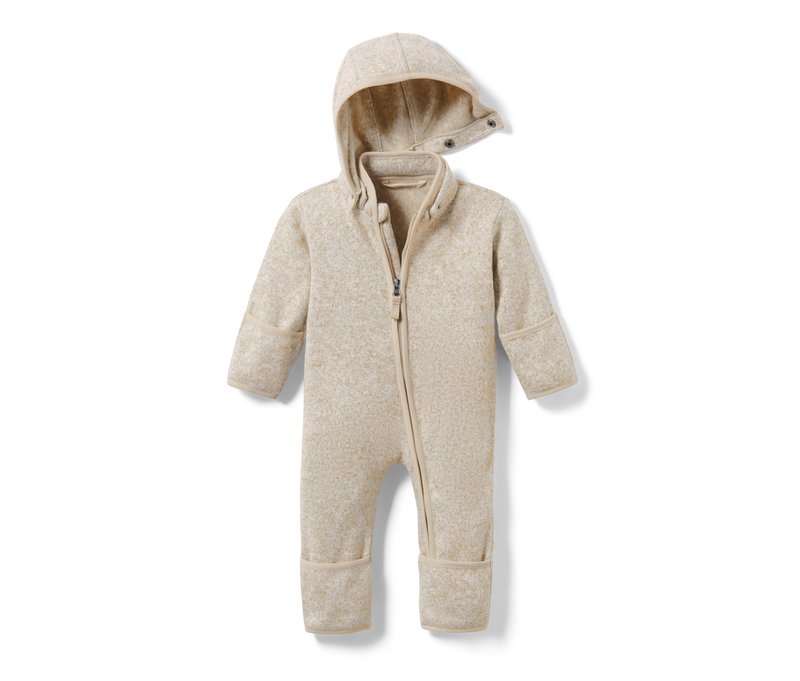 Tchibo - Baby-Strickfleece-Overall - Baby - Gr. 62/68 - beige
