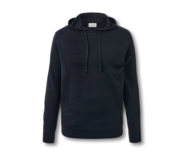 Tchibo - Strick-Hoodie - Herren - Gr. L - dunkelblau