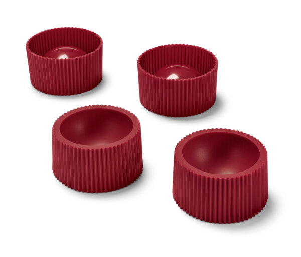 Tchibo - 4 Dessert-Formen - rot