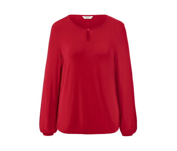 Tchibo - Blusenshirt - Damen - Gr. S - rot