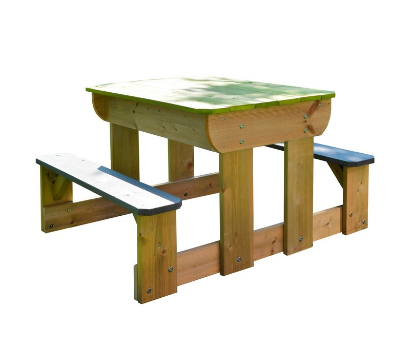 Wendi Picknick- und Matschtisch mit Bänken - grün