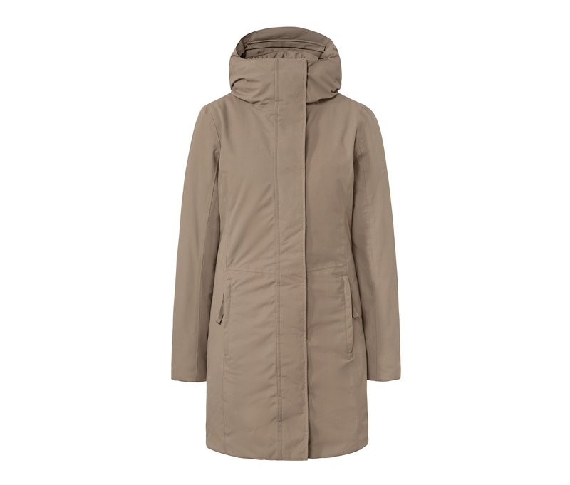 Tchibo - Da. Thermo-Mantel - Damen - Gr. 38 - taupe