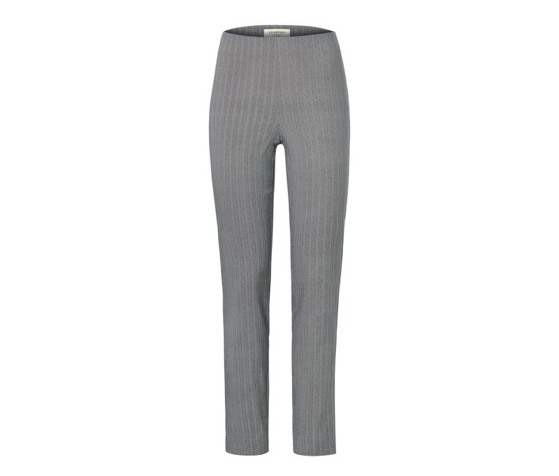 Tchibo - Bedruckte Stretchhose - Damen - Gr. 50 - schwarz/print