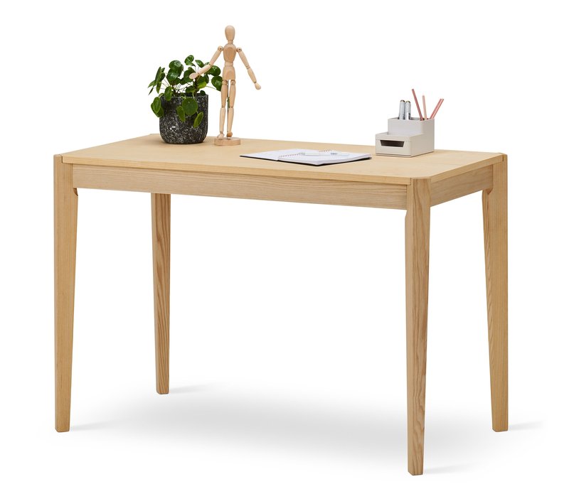 Tchibo - Schreibtisch aus Eschenholz - 112x57x76cm - braun - Holz / Eschenholzfurnier