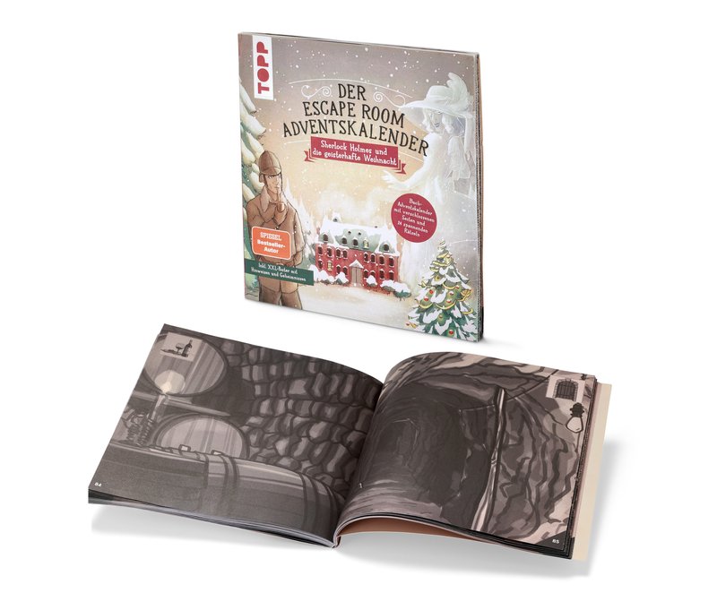 Tchibo - Escape-Adventskalenderbuch »Sherlock Holmes und die geisterhafte Weihnacht«