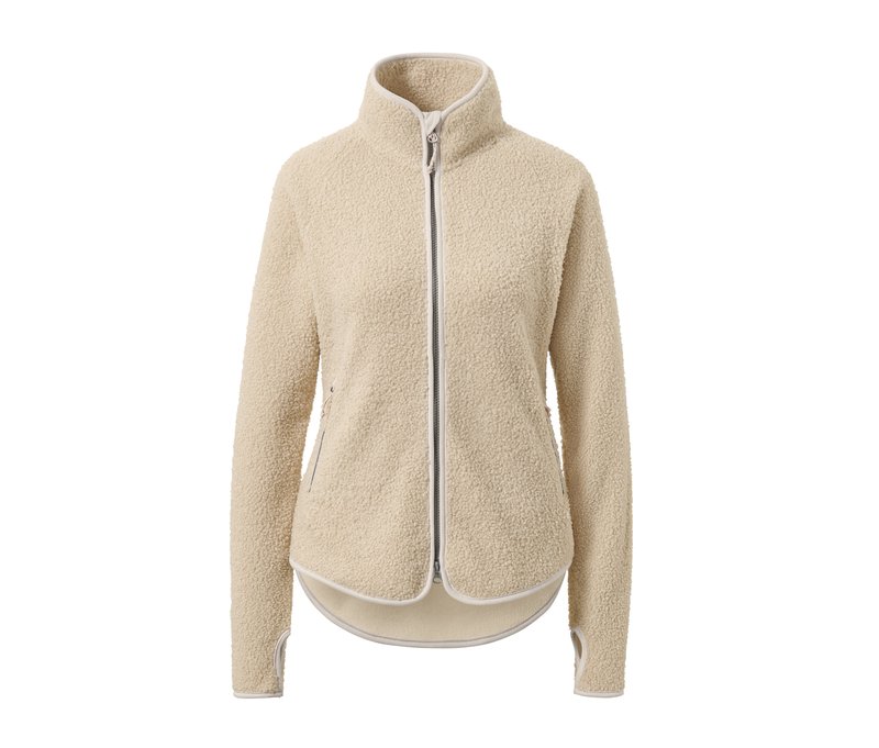 Tchibo - Teddy-Jacke offwhite - Damen - Gr. XL - offwhite
