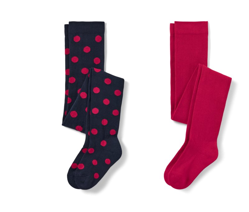 Tchibo - 2 Kleinkind-Strumpfhosen - Herren - Gr. 98/104 - dunkelblau