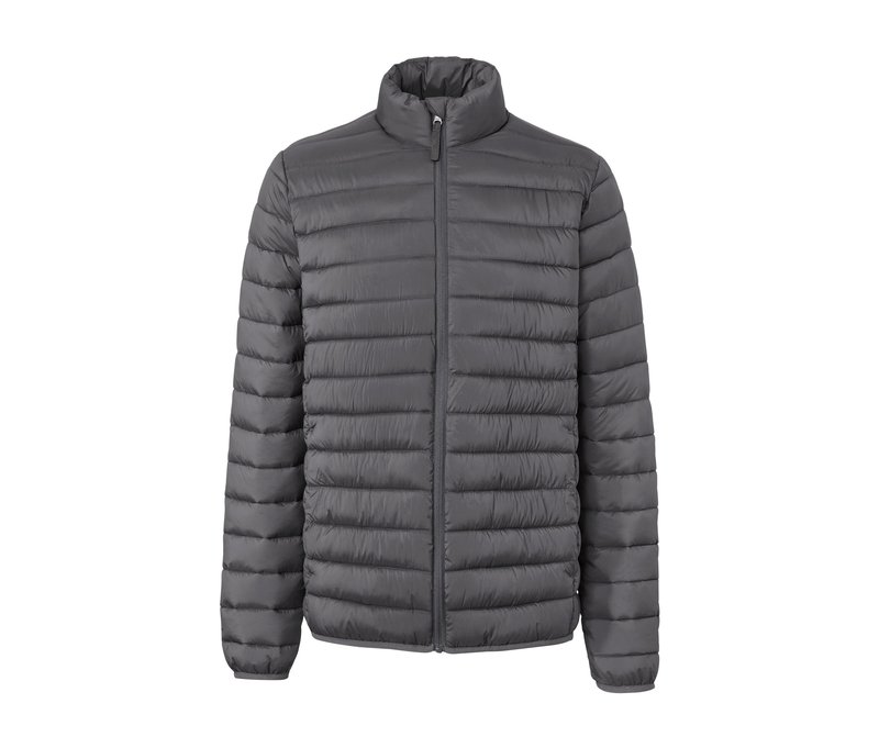 Tchibo - Verstaubare Steppjacke - Herren - Gr. L - dunkelgrau