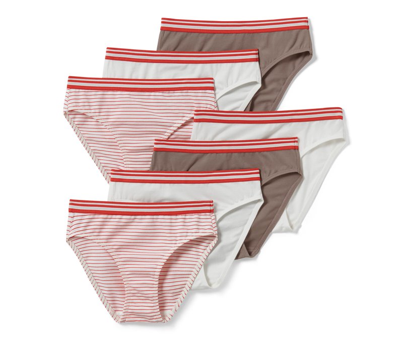 Tchibo - 7 Mädchen-Slips - Mädchen - Gr. 134/140 - orange